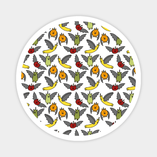 Fruit Bats | Animals | Murcielago | Bats Pattern Magnet